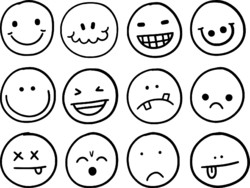 Tekeningen van emoticons. Bron: Pixabay 5154001_1920