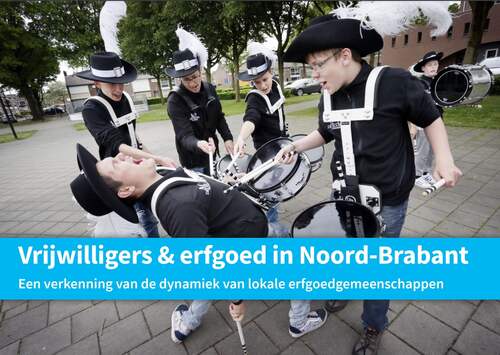 Kaft 'Vrijwilligers & erfgoed in Noord-Brabant', PON onderzoek.
