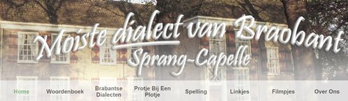 Homepage dialectsite Sprang-Capelle